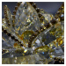 Křišťálové sklo s minerály - Lotosový květ Exclusive, Žlutá