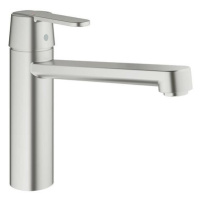 Dřezová baterie Grohe Get s otočným ramínkem supersteel 30196DC0