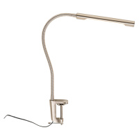 Upínací stolní lampa ocelová včetně LED s dotykovým stmívačem - Lionard