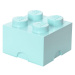 LEGO® Úložný box 25 x 25 x 18 cm Aqua