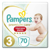 PAMPERS Premium Care Pants Velikost 3, 70 ks