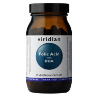 Viridian Folic Acid with DHA 90 kapslí