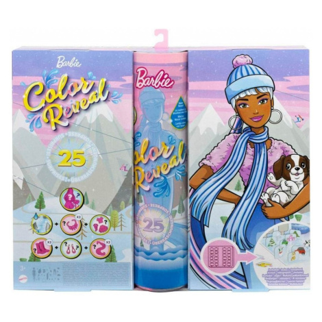 Mattel adventní kalendář barbie color reveal, hbt74