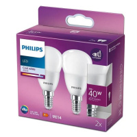 Philips SADA 2x LED Žárovka Philips P45 E14/5W/230V 4000K