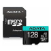 ADATA MicroSDXC karta 128GB Premier Pro UHS-I V30S (R:100/W:80 MB/s) + SD adaptér