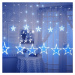 Krásné vánoční osvětlení v modré barvě 4m 138 LED