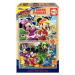 Educa Dřevěné puzzle Mickey, Minnie a závodníci 2x16 dílků