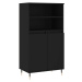 vidaXL Skříň highboard černá 60 x 36 x 110 cm kompozitní dřevo