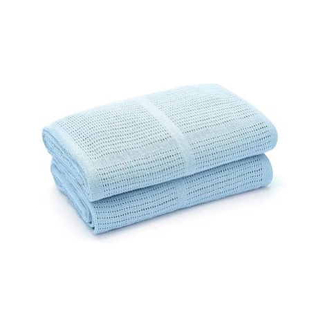 Dětská háčkovaná bavlněná deka Lorelli 75x100 CM BLUE