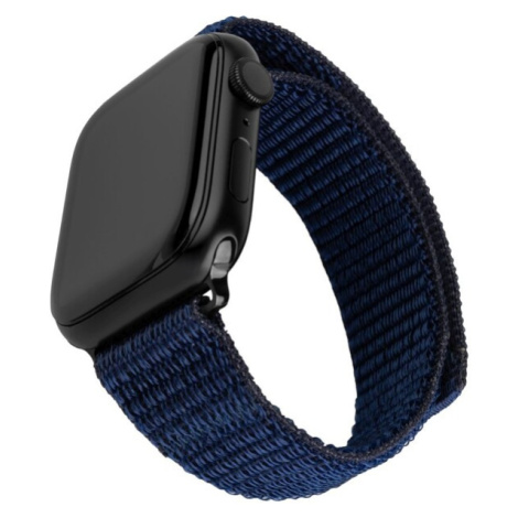 FIXED Nylon Sporty Strap řemínek Apple Watch Ultra 49mm, tmavě modrý