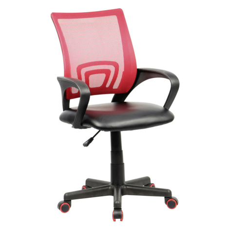 Otočná Židle Offal Červeno-Černá Möbelix