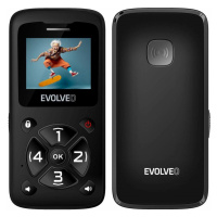 EVOLVEO EasyPhone ID, mobilní telefon pro seniory, nejjednodušší telefon na trhu, 1,77