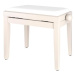 Proline Klavírní stolička bílá krémová matná