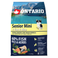 ONTARIO Senior Mini Fish & Rice 2.25 kg