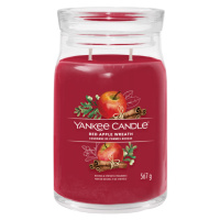 YANKEE CANDLE Signature Vonná svíčka velká 2 knoty Red Apple Wreath 567 g