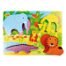 Bigjigs Toys Dřevěné vkládací puzzle Safari