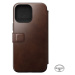 Nomad Leather MagSafe Folio iPhone 14 Pro Max hnědý
