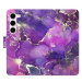 iSaprio flip pouzdro Purple Marble pro Samsung Galaxy S23 5G