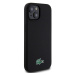 Zadní kryt Lacoste Liquid Silicone Microfiber Croc Logo Magsafe pro Apple iPhone 15, black