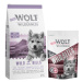 Wolf of Wilderness granule 12 kg + snack 180g zdarma! - Junior - Wild Hills - kachna + Leafy Wil