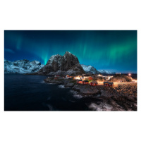 Fotografie Dancing over Hamnoy, Javier de la, 40 × 24.3 cm