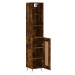 vidaXL Skříň highboard kouřový dub 34,5 x 34 x 180 cm kompozitní dřevo