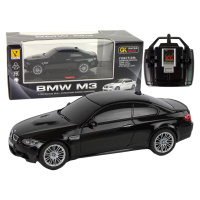 mamido  RC auto BMW M3 s dálkovým ovládáním a světly 1:28 černé RC