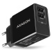 AXAGON ACUDS16 SMART nabíječka do sítě 2x USB výstup 5V/2.2A + 5V/1A 16W