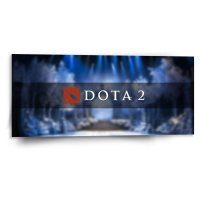 Sablio Obraz DOTA 2 Modrá - 110x50 cm