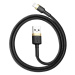 Kabel Baseus Cafule Cable USB Lightning 2A 3m (Gold+Black) (6953156296329)