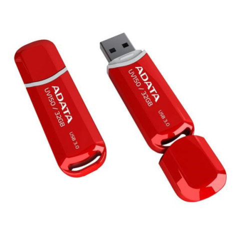 ADATA Flash Disk 32GB UV150, USB 3.1 Dash Drive (R:90/W:20 MB/s) červená