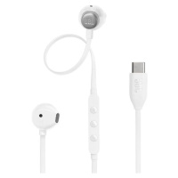 JBL TUNE 305 USB-C White Sluchátka do uší