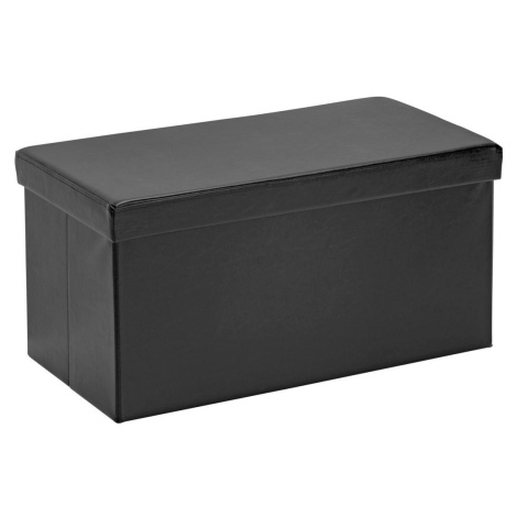 Černé úložné sedací boxy