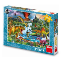 Dino puzzle boj dinosaurů 100 xl