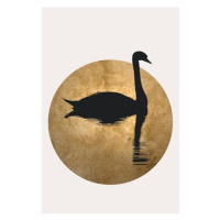 Plakát, Obraz - Kubistika - The swan, (40 x 60 cm)