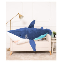 Velký plyšový žralok Adi modrý 200 cm