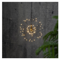 Závěsná světelná LED dekorace výška 16 cm Star Trading Firework - černá