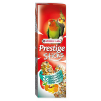 Tyčinky Versele-Laga Prestige střední papoušek s exotickým ovocem 140g 2ks