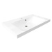 MEREO Bino, koupelnová skříňka s umyvadlem z litého mramoru 101 cm, bílá CN662M