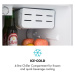 Klarstein Cool Kid, mini chladnička se 4 l mrazícím boxem, 66 l, 42 dB, A+, ušlechtilá ocel