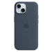 Kryt Apple iPhone 15 Silicone Case with MS - Storm Blue