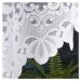 Dekorační oblouková krátká záclona na žabky LUDWIKA bílá 320x150 cm MyBestHome