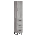 vidaXL Skříň highboard šedá sonoma 34,5 x 34 x 180 cm kompozitní dřevo