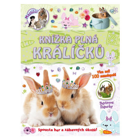 Knížka plná králíčků - samolepky a figurky - kolektiv