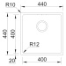 Sinks BOX 440 RO 1,0mm BOX 440 RO 1,0mm