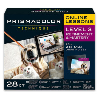 Prismacolor, ‎2154393, Prismacolor Technique, level 3, Animal Drawing Set, 28 ks