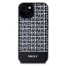 Zadní Kryt Dkny pro Apple iPhone 13 14 15 Leather Printed Pattern černá