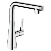 Dřezová baterie Hansgrohe Metris Select M71 s otočným raménkem chrom 14847000