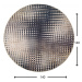 Conceptum Hypnose Kulatý koberec Fusion 140 cm béžový/černý