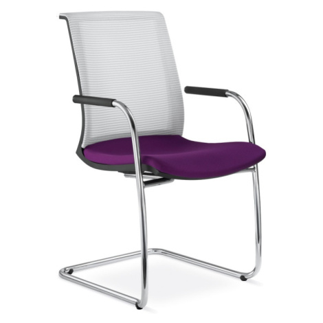 LD SEATING Konferenční židle LYRA NET 203-Z-N1, kostra černá